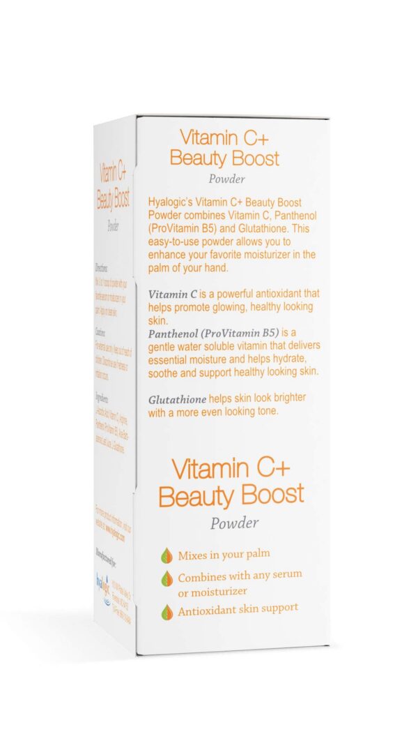Version 1.0.0 Polvo vitamina c hyalogic beauty boost ingrediente