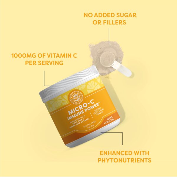 Polvo vitamina C Vimergy Micro-C para sistema inmune