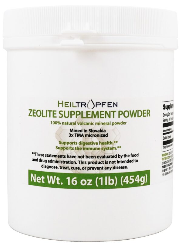 Version 1.0.0 Polvo de zeolita Heiltropfen 454g para detox