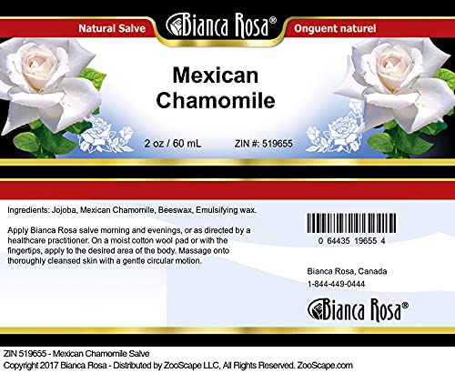 Pomada crema natural Bianca Rosa manzanilla mexicana