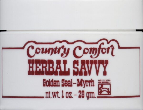 Pomada herbal Myrrh Goldenseal Country Comfort 1 oz