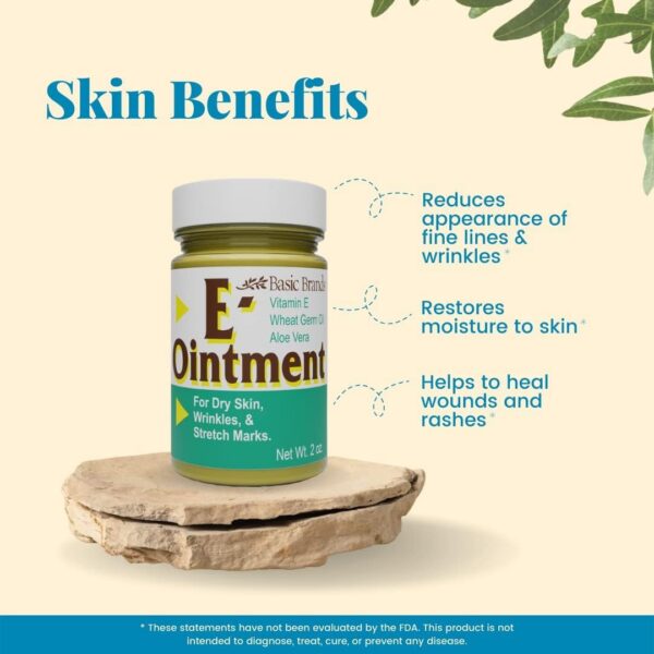 Pomada para piel Basic Organics vitamina e