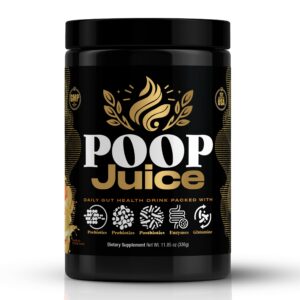 Version 1.0.0 Poop Juice suplemento 5 en 1 prebióticos probióticos 30 porciones