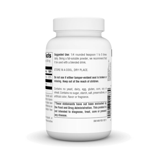 Porciones por envase de palmitato-ascorbilo