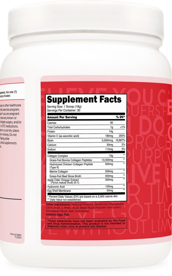 Muestra de porciones por envase