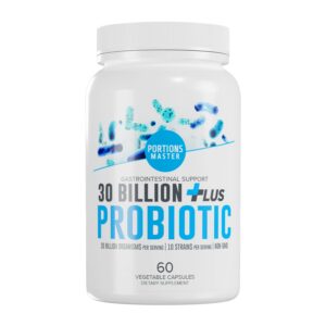 Portions Master Probiótico Plus 30 Billones