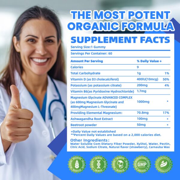 Etiqueta del producto Potasio-Magnesio