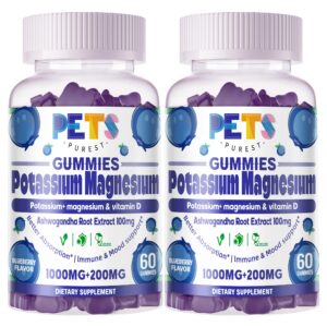 Frente del Potasio y Magnesio Gummies