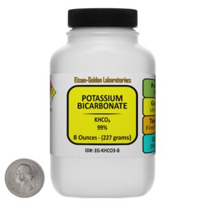 Frasco de Potassium Bicarbonate 8 oz con tapa