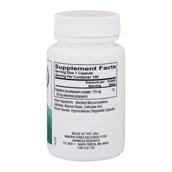 Version 1.0.0 Cápsulas vegetales de potasio orotate
