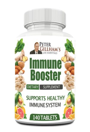Potenciador inmunológico Peter Gillham vitamina C ajo zinc 140 tabletas