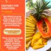 Vista lateral de la botella Potent Garden Digestive Enzymes