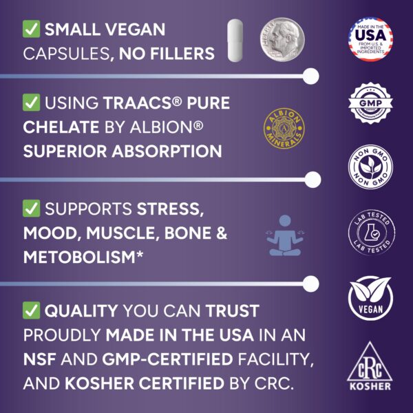 Version 1.0.0 Cápsula pequeña de Magnesio Bisglicinato