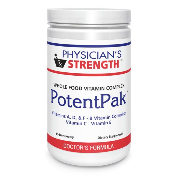 PotentPak Physician's Strength suplemento vitaminas alimentos integrales 30 días