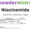 Version 1.0.0 Frasco del polvo Niacinamide