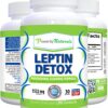Version 1.0.0 Power By Naturals Leptin Detox Cleanse cápsulas para colon e intestino