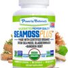 Frasco de cápsulas Power By Naturals Sea Moss Plus musgo orgánico