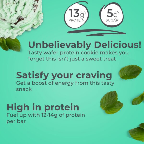 Frente de la etiqueta Power Crunch barra proteica