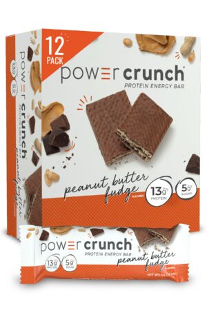 Power Crunch barras proteína sabor mantequilla de maní 12 unidades