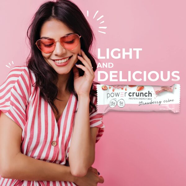 Barras Power Crunch detalle de sabor