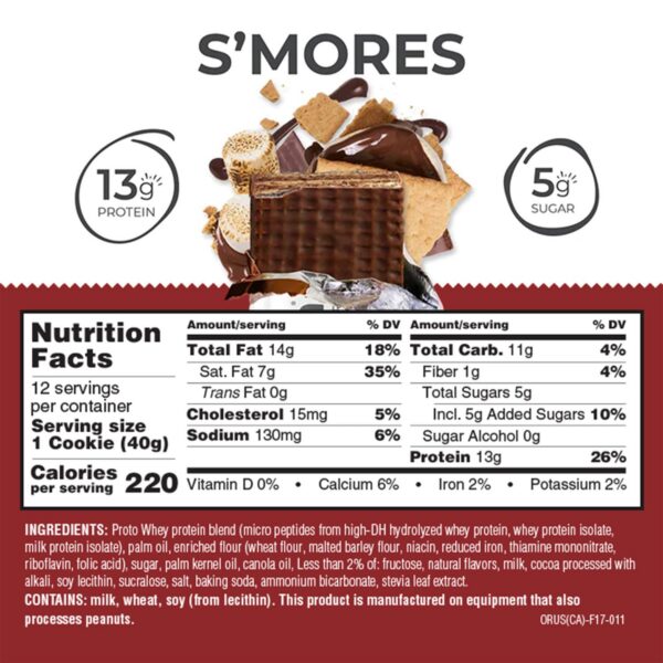 Version 1.0.0 Envoltorio Power Crunch S'Mores