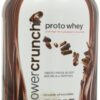 Version 1.0.0 Power Crunch Whey frente del empaque