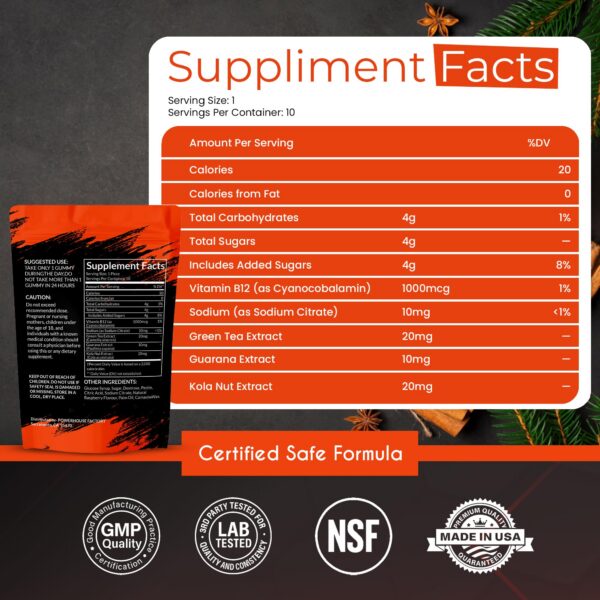 Notas de nutrición en envase