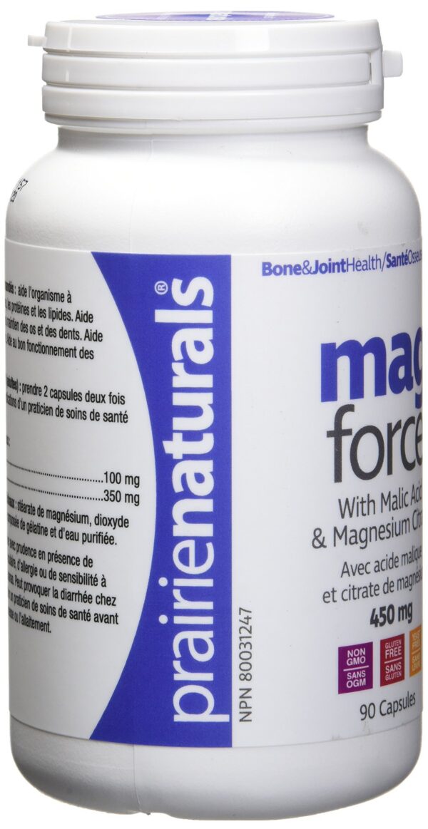 Cápsulas Mag Force magnesio y acido malico