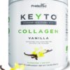 Frasco de Keto Collagen en polvo vainilla