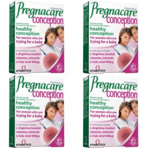 Pregnacare Conception 30 cápsulas paquete ahorro 4 unidades Vitabiotic