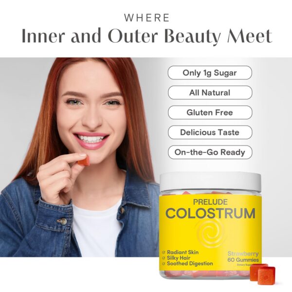 Ingredientes de las gomitas Prelude Colostro