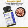 Etiqueta frontal Premier NAC 300 mg