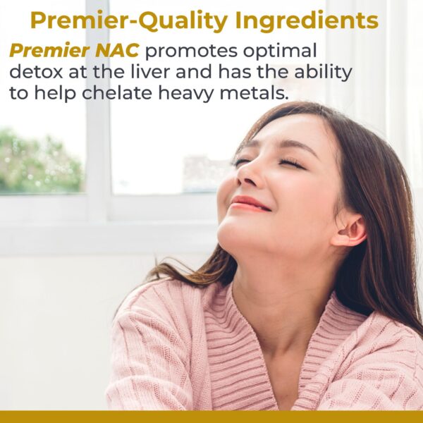 Etiqueta lateral Premier NAC 300 mg