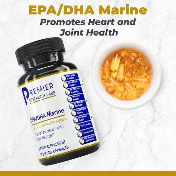 Etiqueta del producto Omega-3 Premier Research Labs