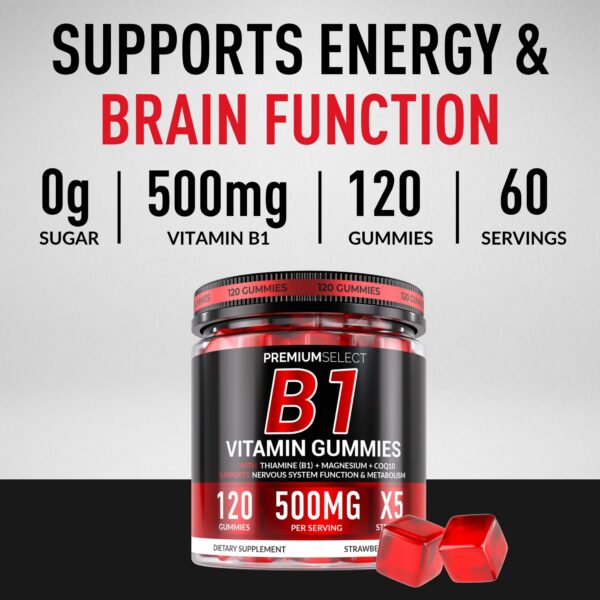 Etiqueta de gomitas B1 Premium Select