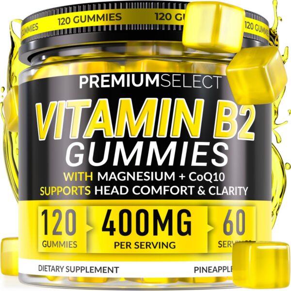 Gomitas B2 Riboflavina 400 mg de Premium Select Nutrition