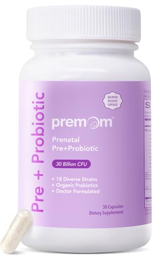 Premom cápsulas prenatales probióticos y soporte digestivo