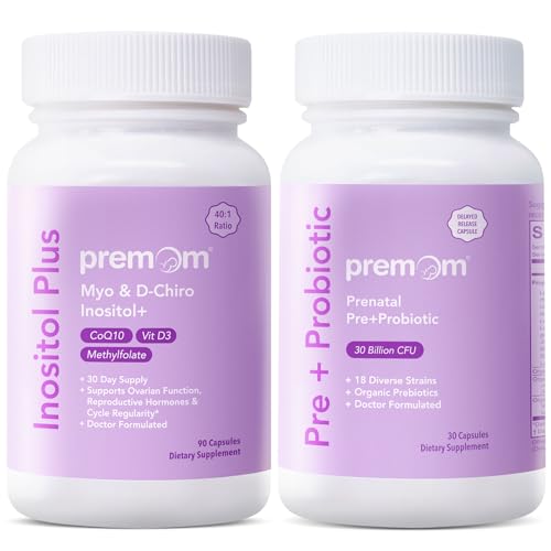 Premom paquete prenatal de prebióticos y probióticos