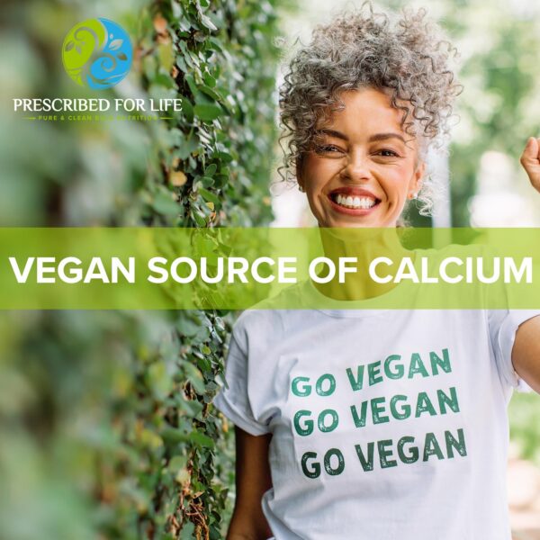 Etiqueta del producto Calcium Citrato Malate vegano