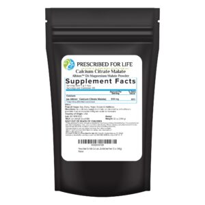 Frasco de Calcium Citrate Malate vegano