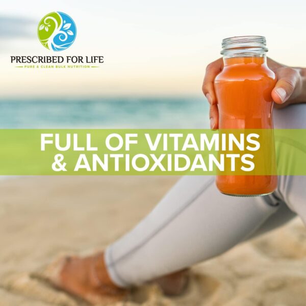 Version 1.0.0 Envase de polvo maracuyá en primer plano