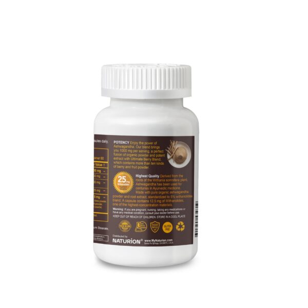 Presentación cápsulas relajación y recuperación Ashwagandha