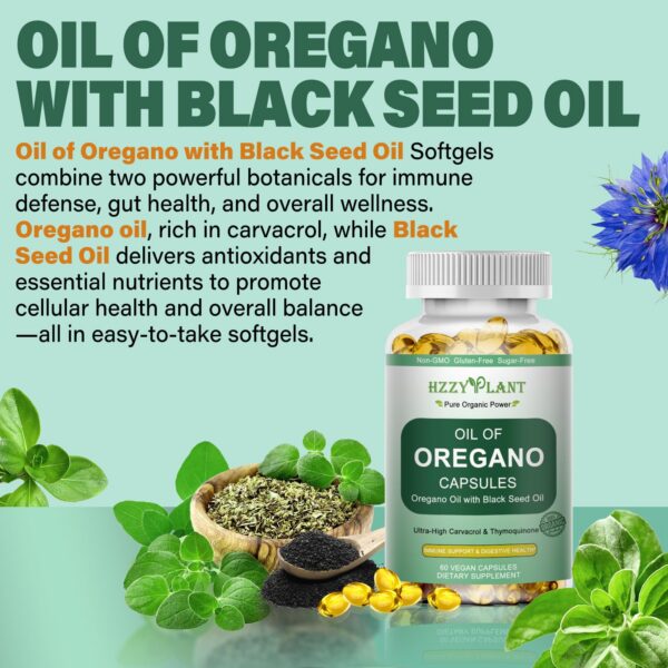 Presentación empaque cápsulas HZZYPLANT para inmunidad