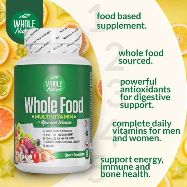 Presentacion envase multivitaminico Whole Nature natural