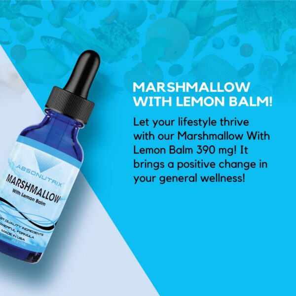 Presentación del producto extracto líquido Malvavisco con Toronjil