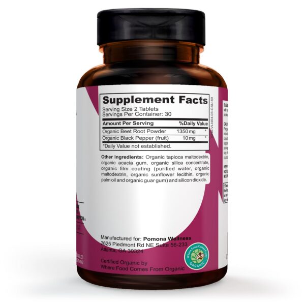 Presentación en frasco de 60 tabletas