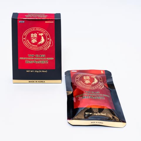 Detalle de ginseng negro en rodajas