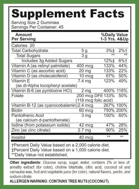 Version 1.0.0 Presentación gomitas multivitamínicas LifeSource para niños