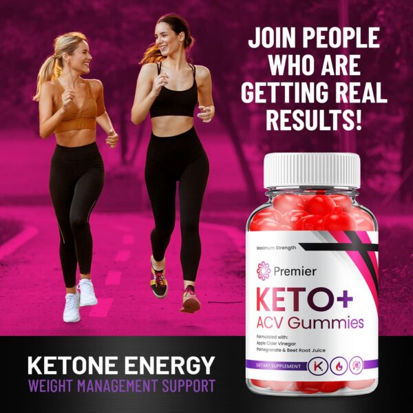 Presentación gomitas Premier Keto ACV 120 unidades