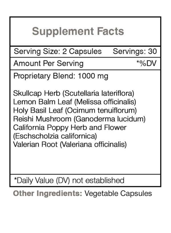 Presentación lateral del suplemento Secrets of the Tribe 60 cápsulas